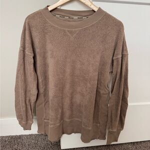 Aerie Chilled Out Tan Sweatshirt